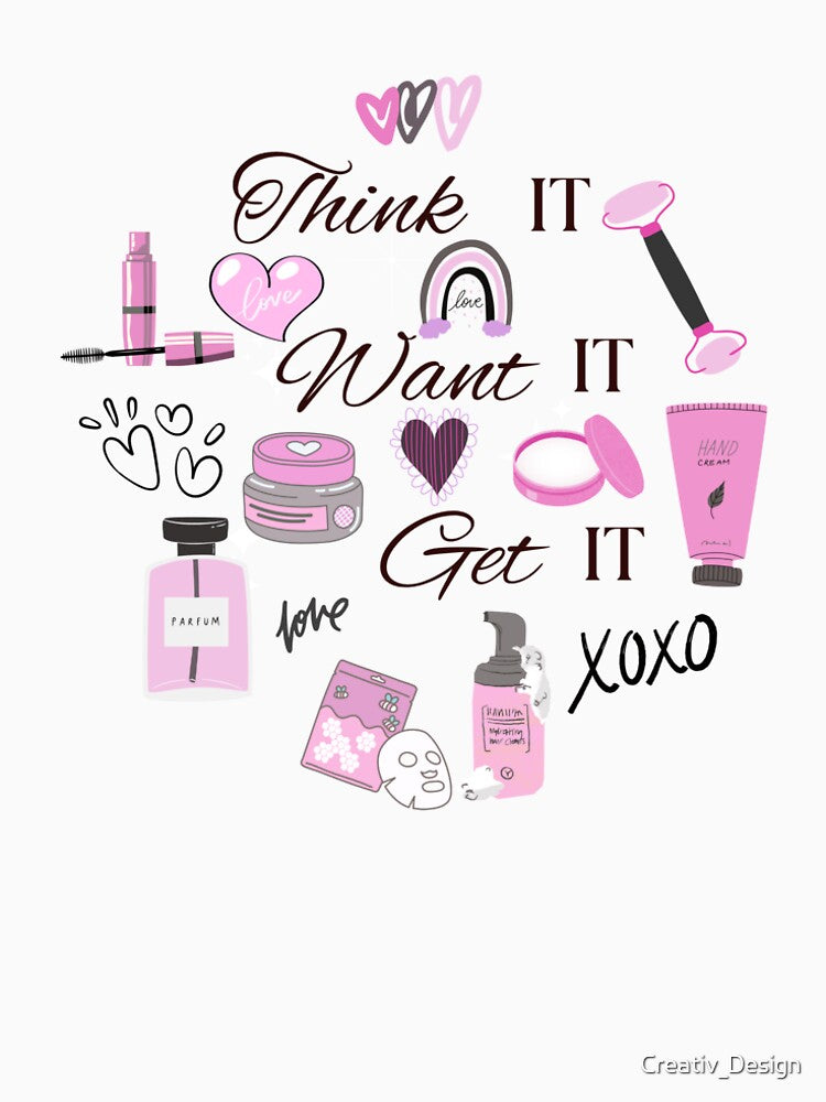 The glow routine // clean pink beauty & skincare collage by Creativ_Design
