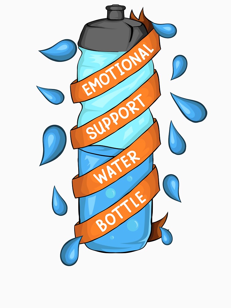 Emotional support water bottle by Starstacks