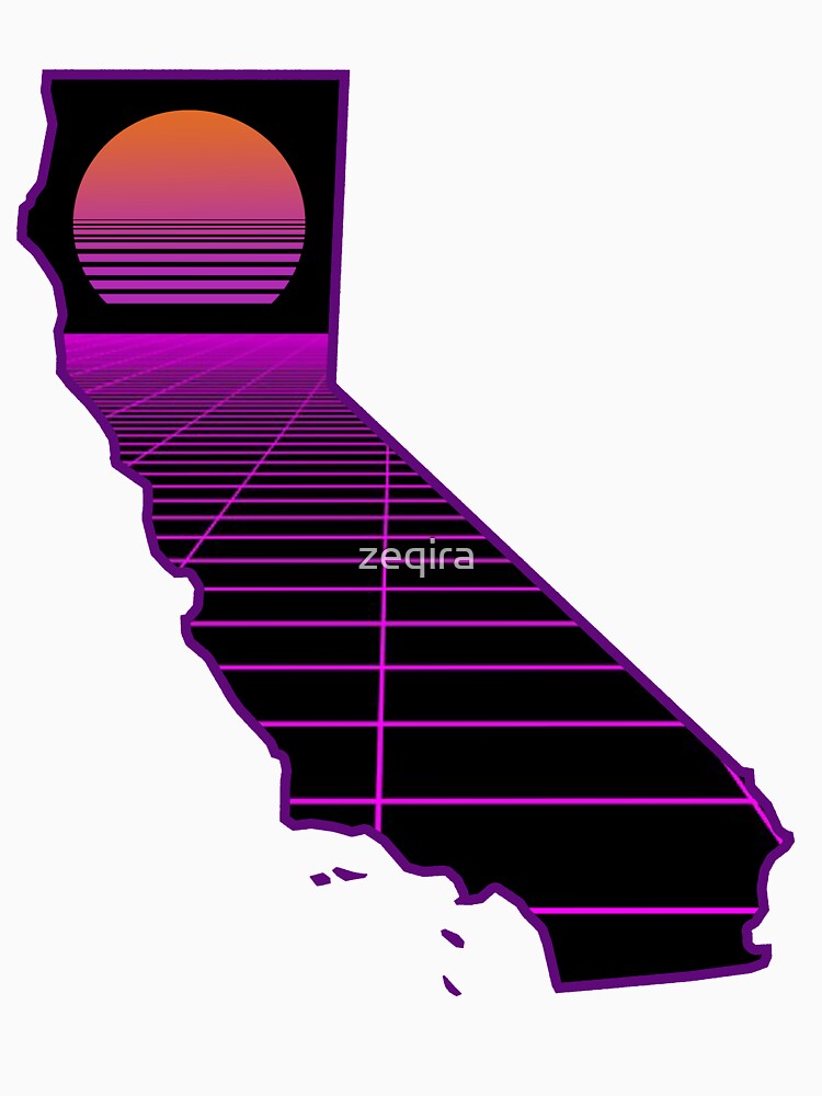 Vaporwave California by zeqira