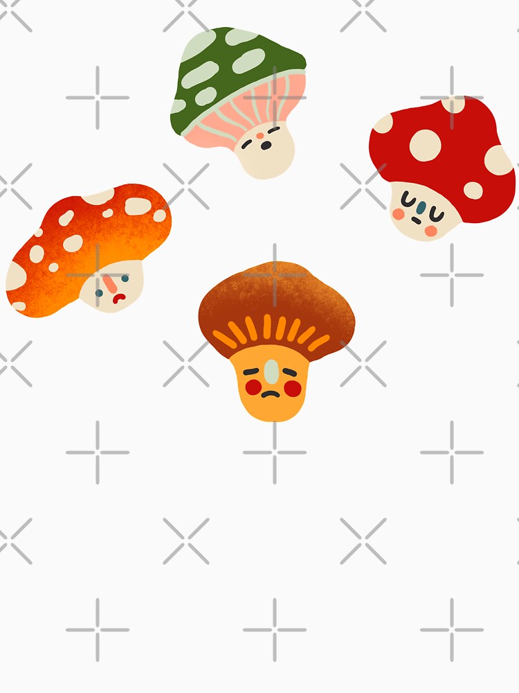Forest Mushrooms - Sticker Pack -Cottagecore - Goblincore Aesthetic by Nossikko