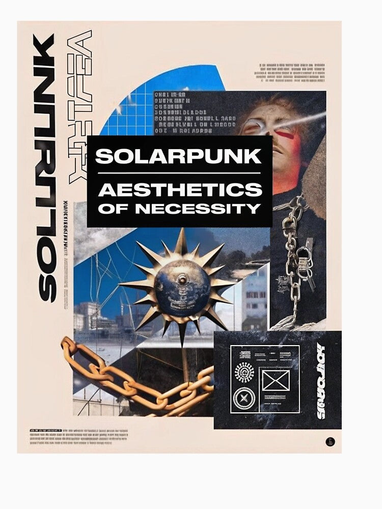 Solarpunk Poster Aesthetics by Raw-Ink