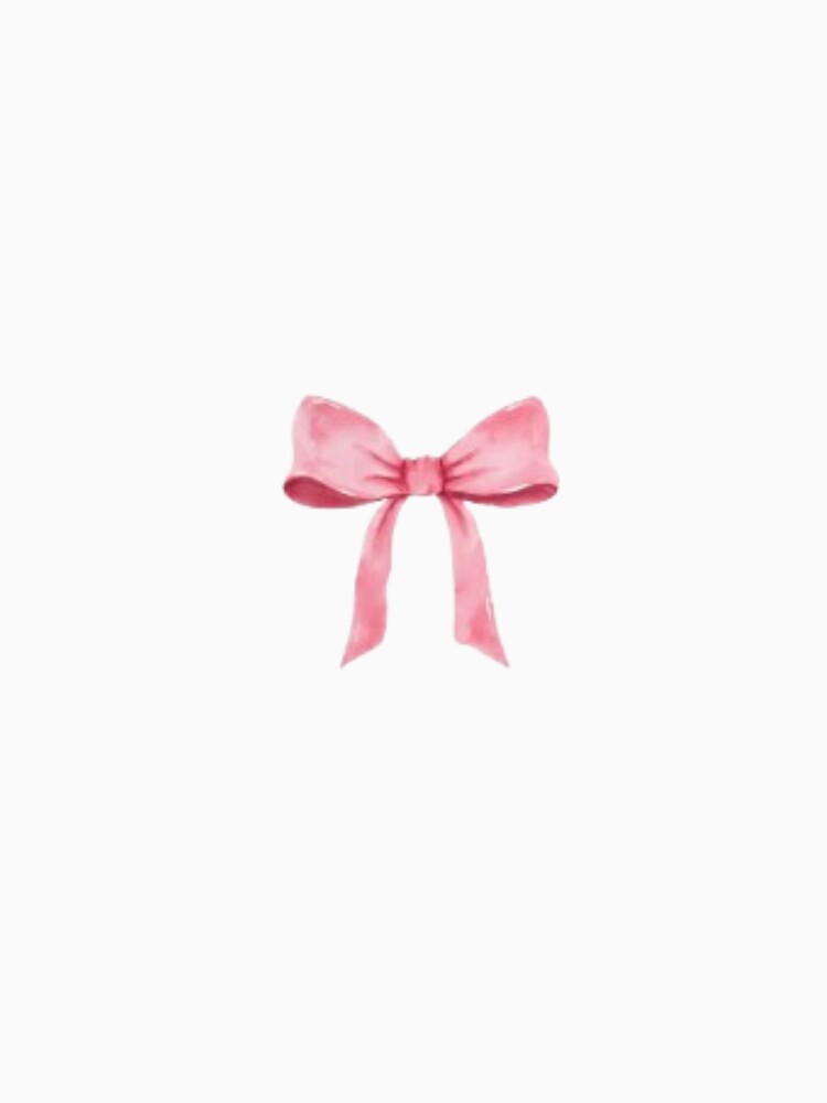 Pink bow by Meri Kessler