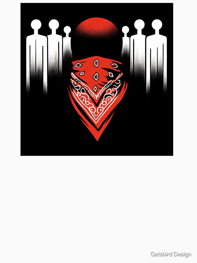 Blood Bandana Design: Unique Image for T-Shirts by Gatsbird Design