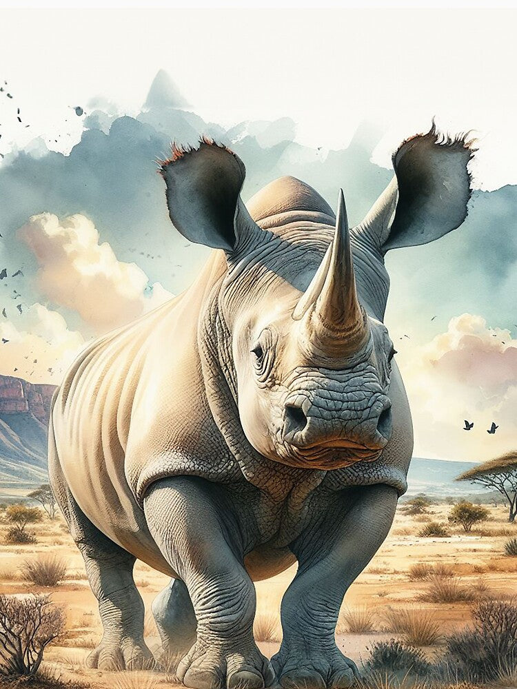 Rhino Majesty: Big Ears in All his Glory by The Digital Compass
