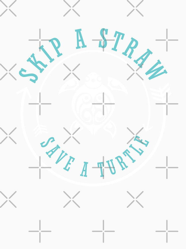 Skip a Straw Save a Turtle Awareness by MasartDesigns