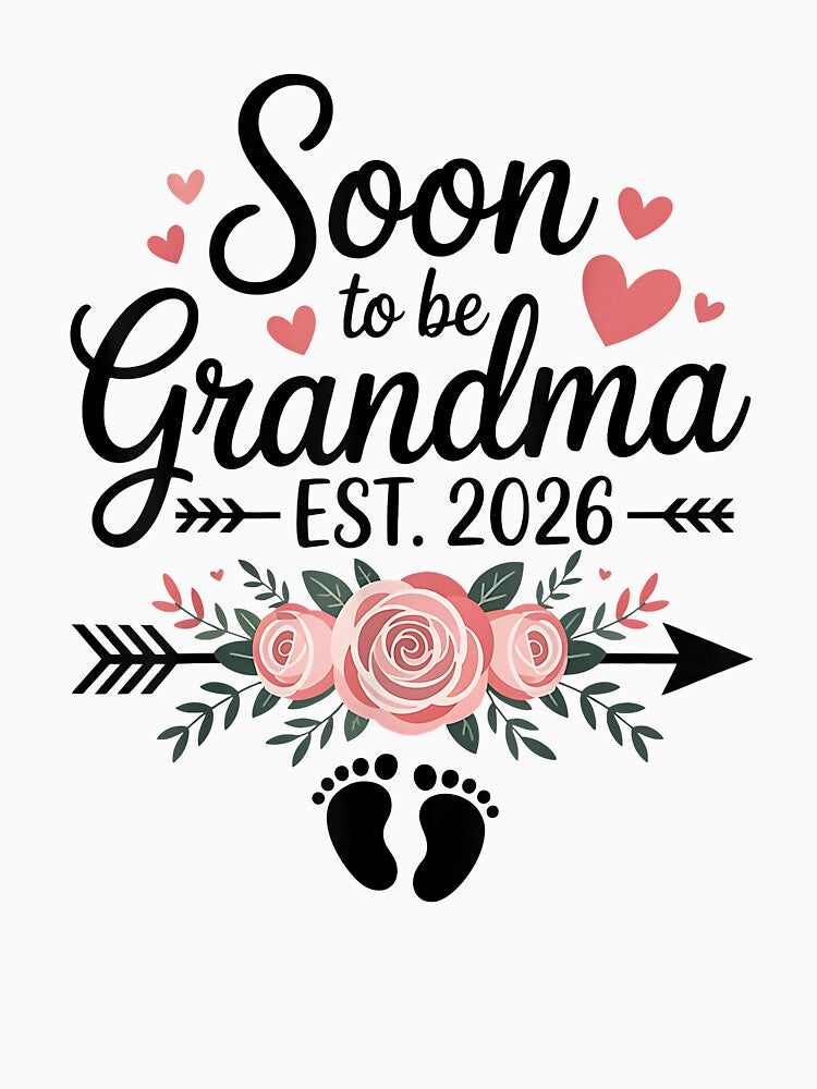 Soon to Be Grandma Est. 2026 Promoted to Grandma Grandmother by Boutkimaewab