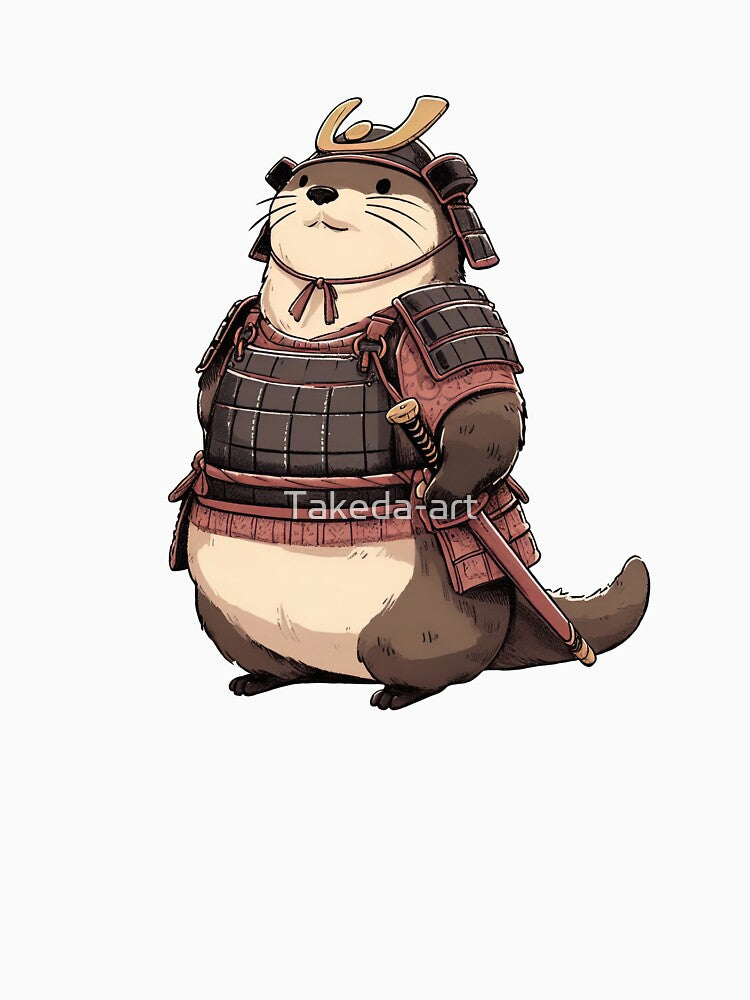 Cute Otter Samurai by Takeda-art