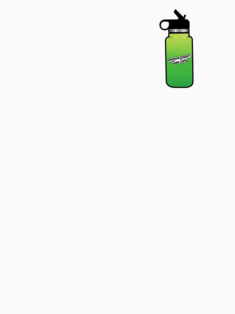 Emotional Support Water Bottle Green Ombré by ssmorrison21