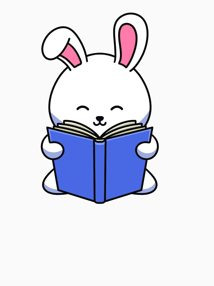 Storytime Bunny – Cute Reading Adventure Design by yogiskencing