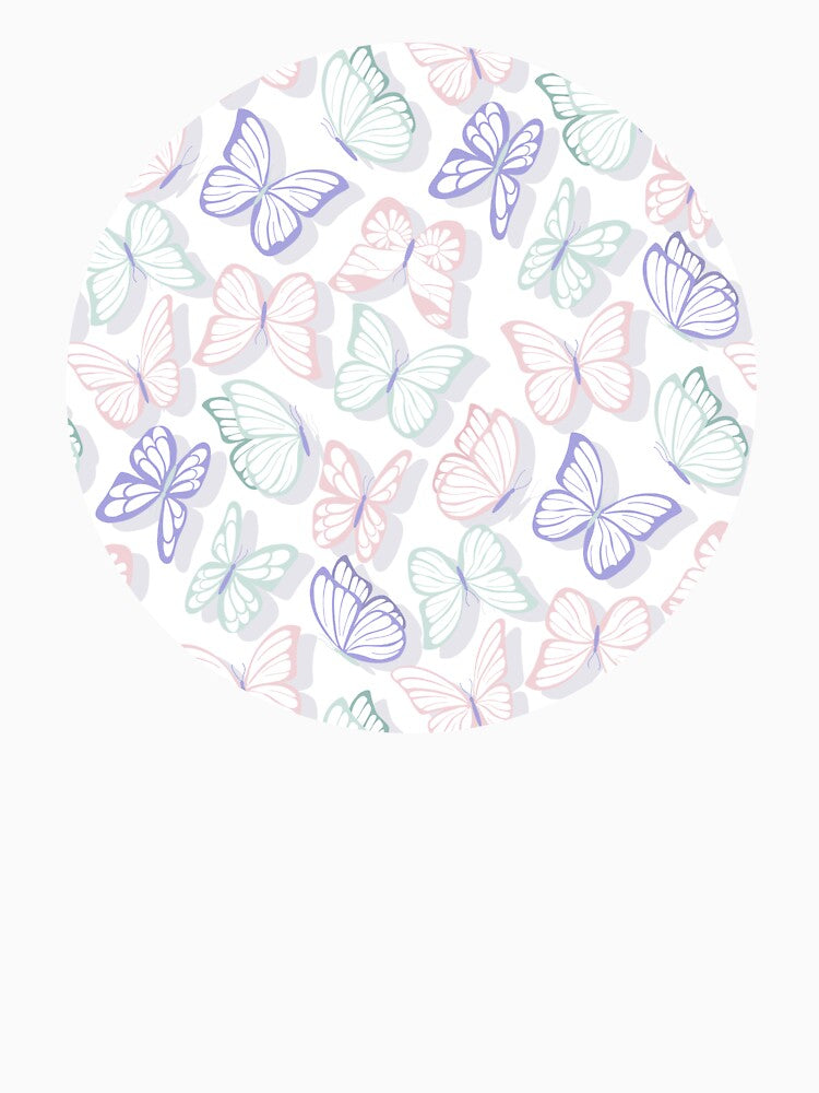 Pastel Butterflies by MilaMooDesigns