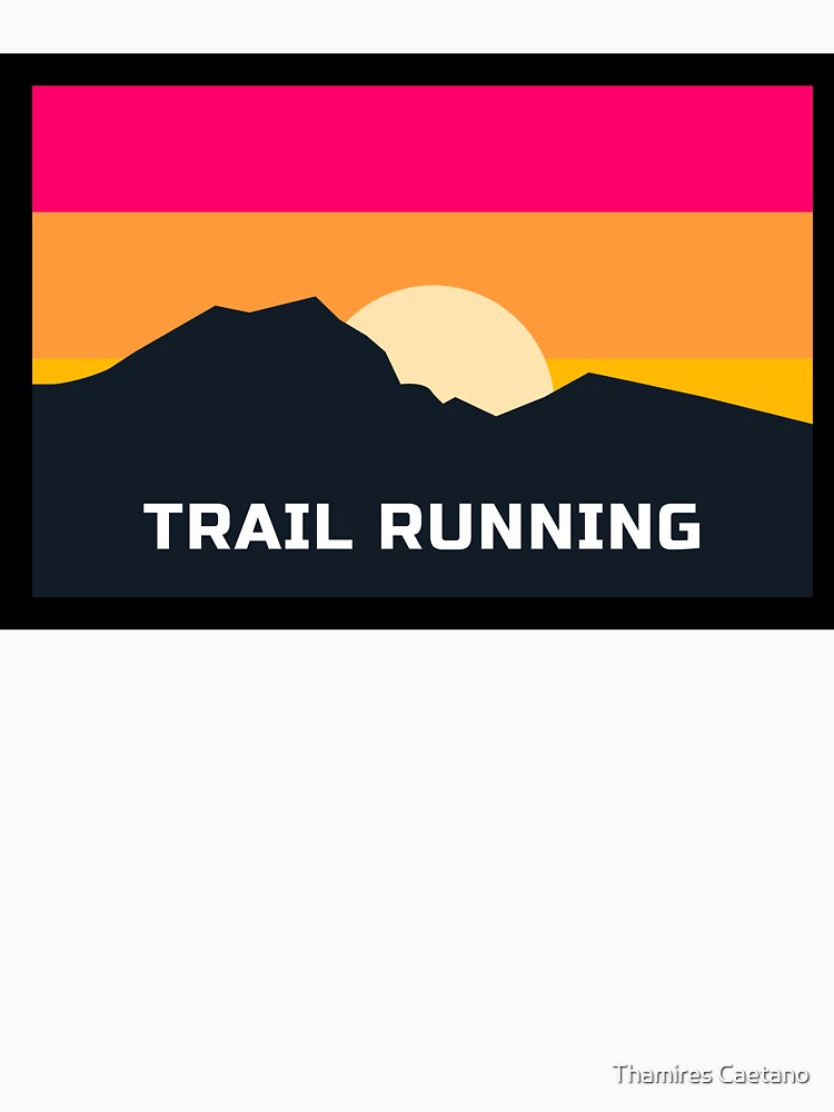 Pink Trail Running by Terra Track Art