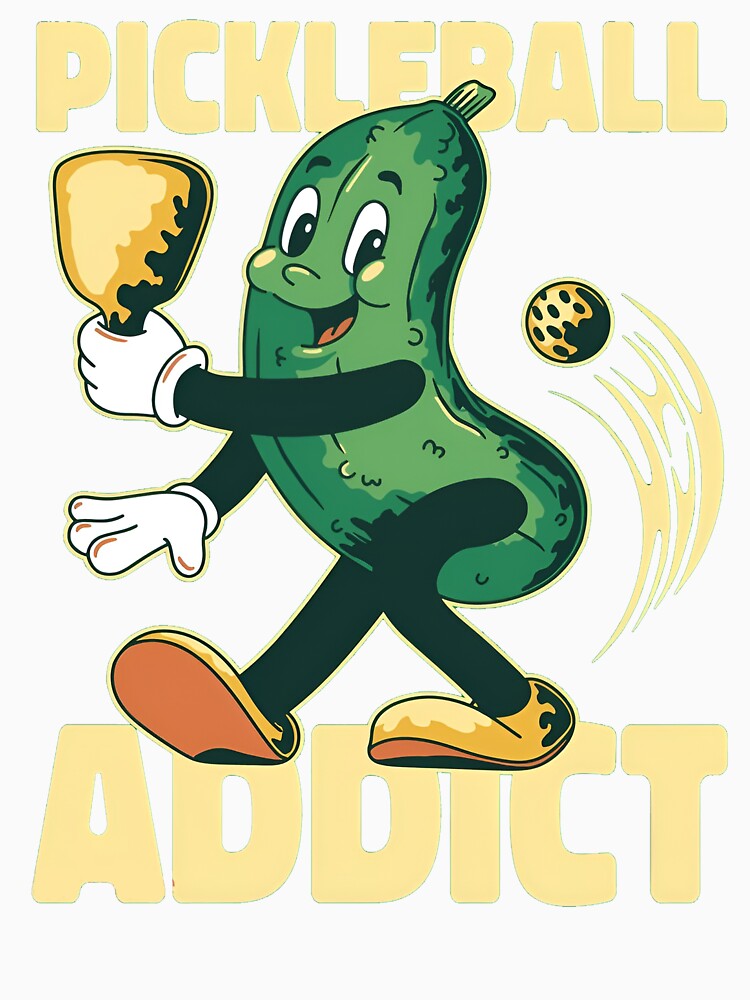 Funny Pickleball Addict | Pickleball Player Humor | Paddle Sports Obsession Design by ronakris009