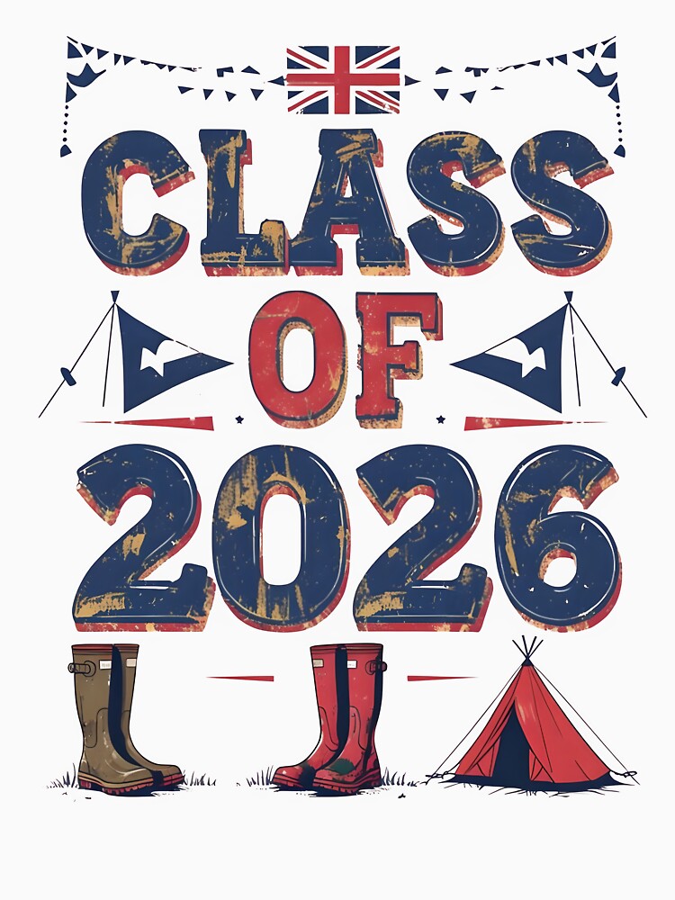 British Campers "Class of 2026" Graduation UK Flag by DarylWelsh2024