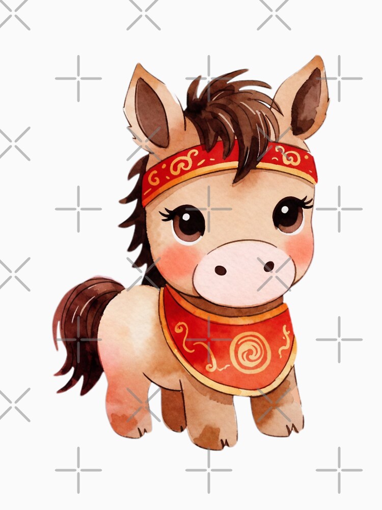 2026 Chinese New Year - Cute Horse Design by GrumpySableye