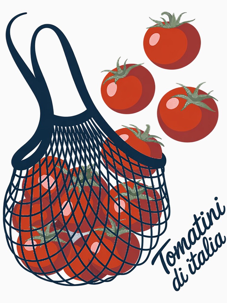 Tomato Bag Girl Summer Gardening Farmer Aesthetic by nicomitchell