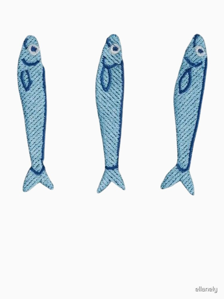 Sardine Patch Trio Sticker Pack by ellanely