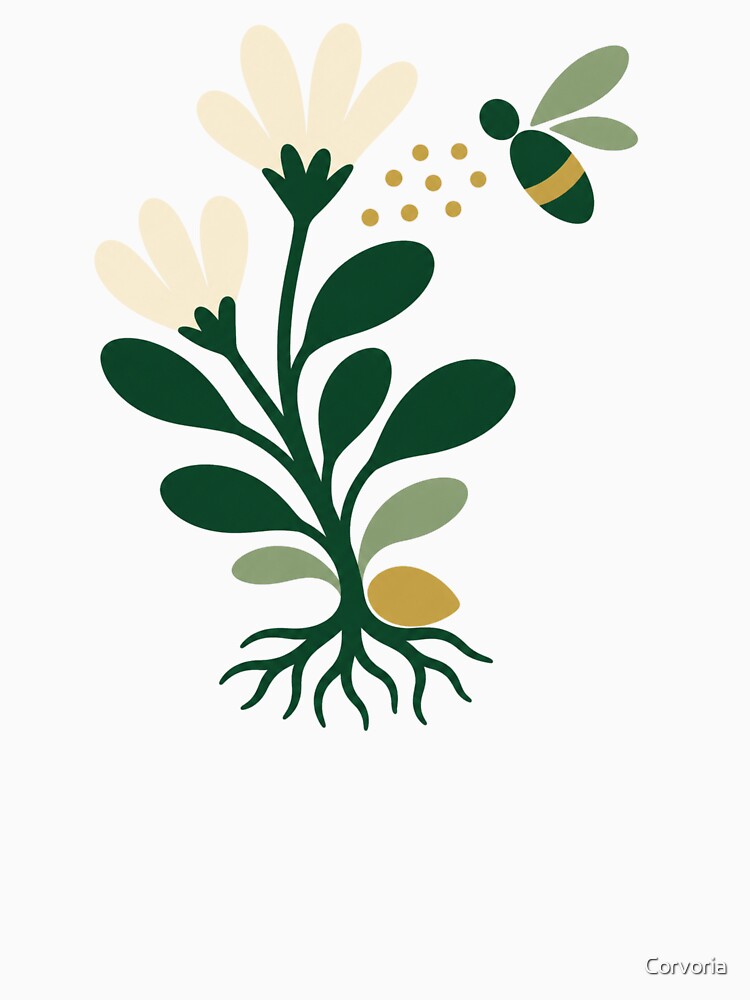 Pollinator Safe Garden Symbol by Corvoria