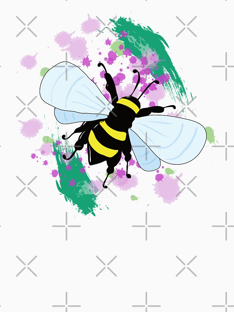 Watercolour Bumblebee by MenagerieMayhem