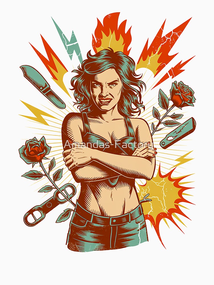 Retro Dangerous Woman by Amanda's Factory