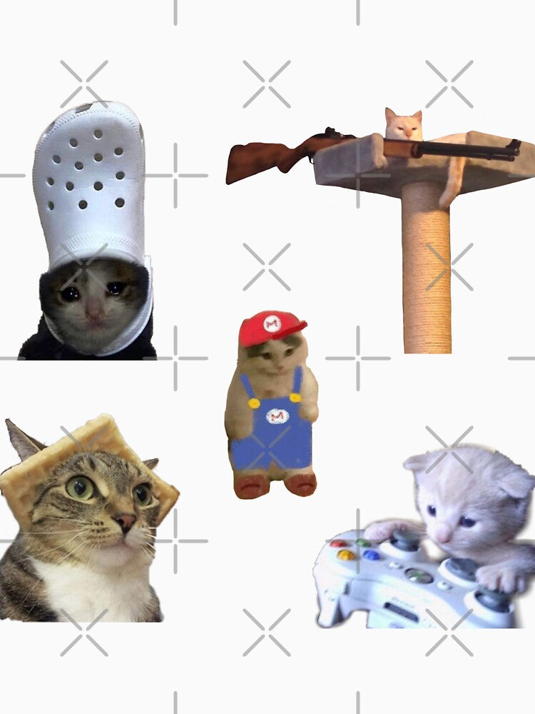 Funny Cat Memes Sticker Bundle by teaisfantastic