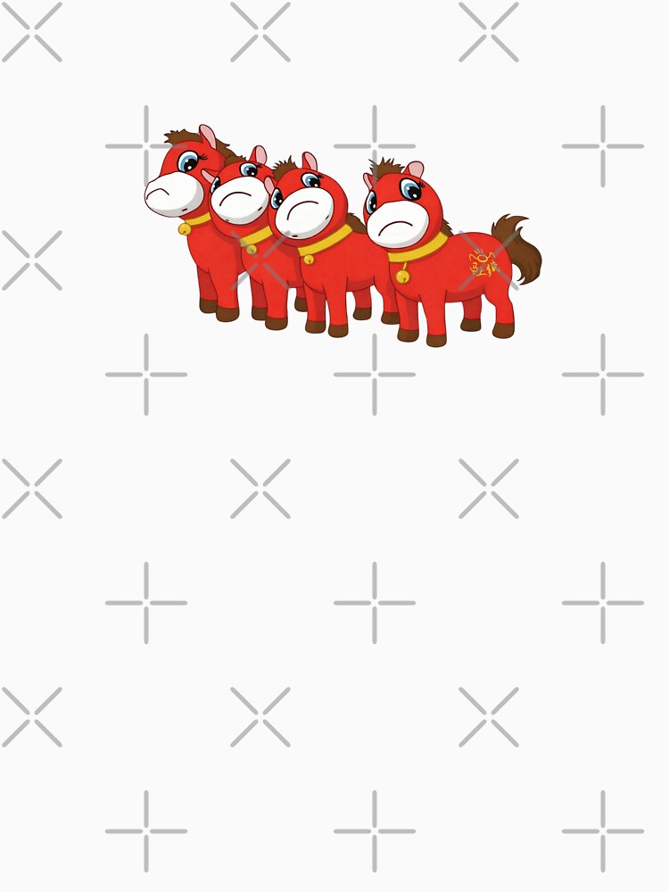 Sad Horse Chinese New Year by Chaput Store