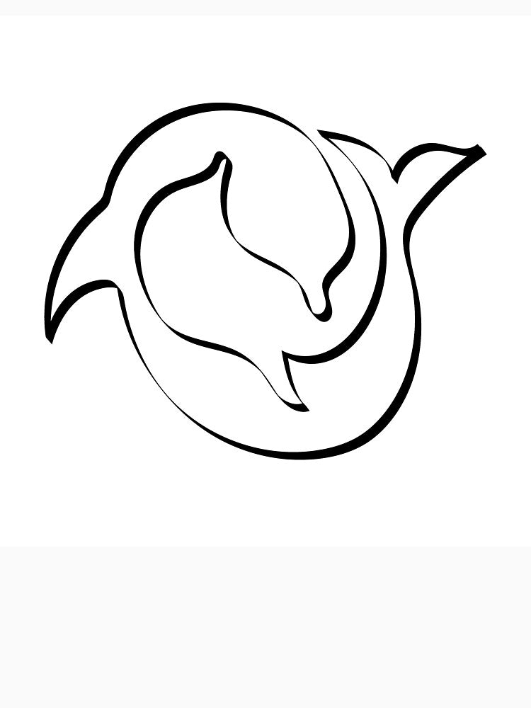Two dolphins playing in the ocean by langebleu