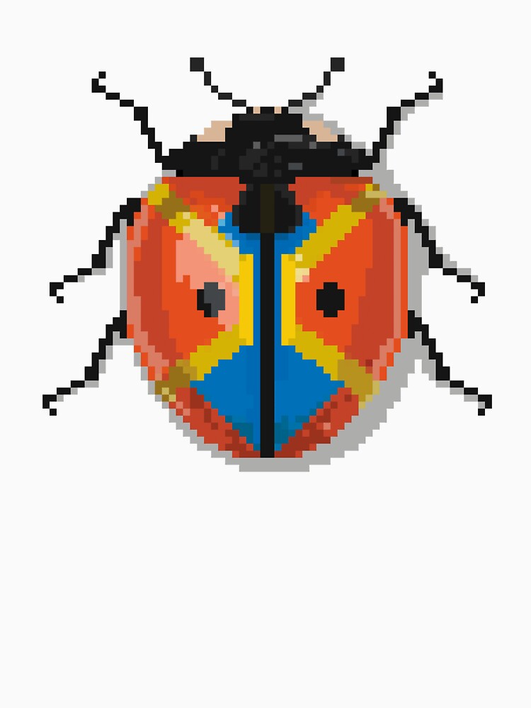 Pixel art beetle nº 039 by Kanistamps