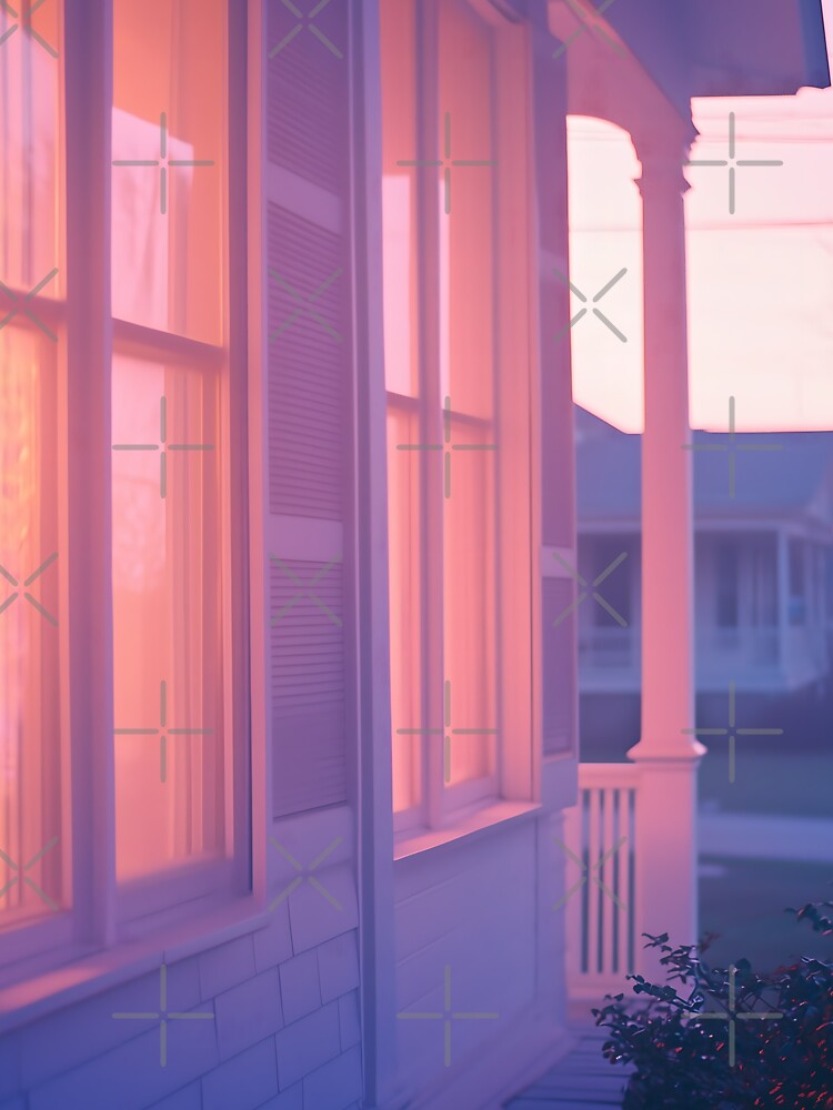 Evening Glow on the Porch by Viktor Surzhko