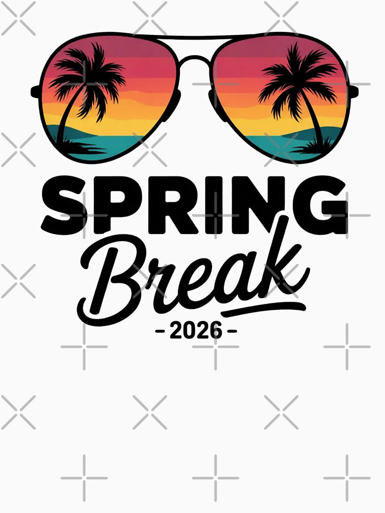 Aesthetic Spring Break 2026 Family Vacation Squad Graphic by ZACK ART