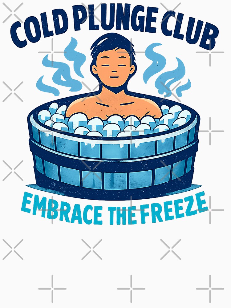 Cold Plunge Club Embrace The Freeze Wellness by VaultInk