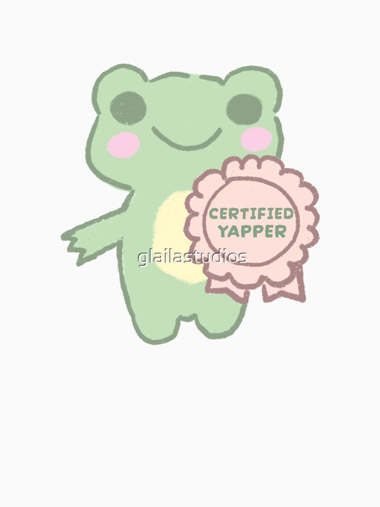 Certified Yapper Frog by glailastudios