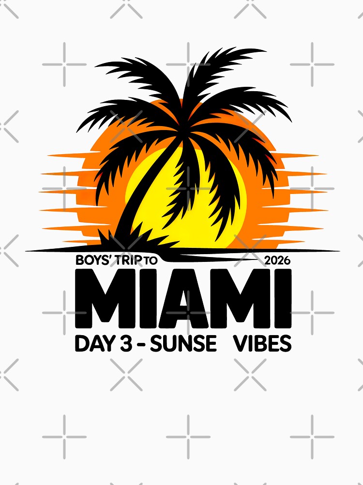 Beach Life Miami 2026 Minimalist Art by SplashTastic