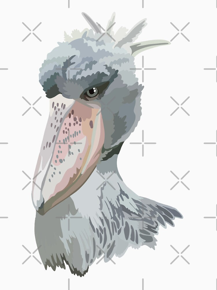 S is for Shoebill,Shoebill: The Majestic and Mysterious Bird of African Wetlands by PrettylittlepastelUk