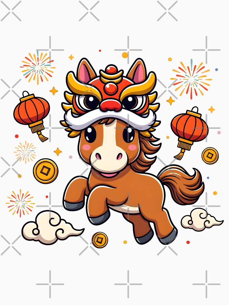 Lunar Year 2026 - Cool Aesthetic Horse by GrumpySableye