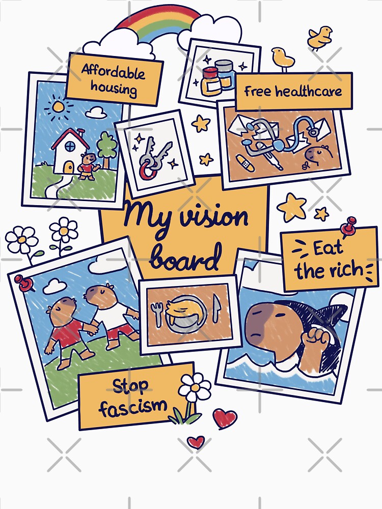 My vision board // Global crisis, Capitalism by Geekydog