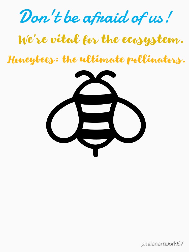 Bees are vital pollinators for the ecosystem. by phelanartwork67