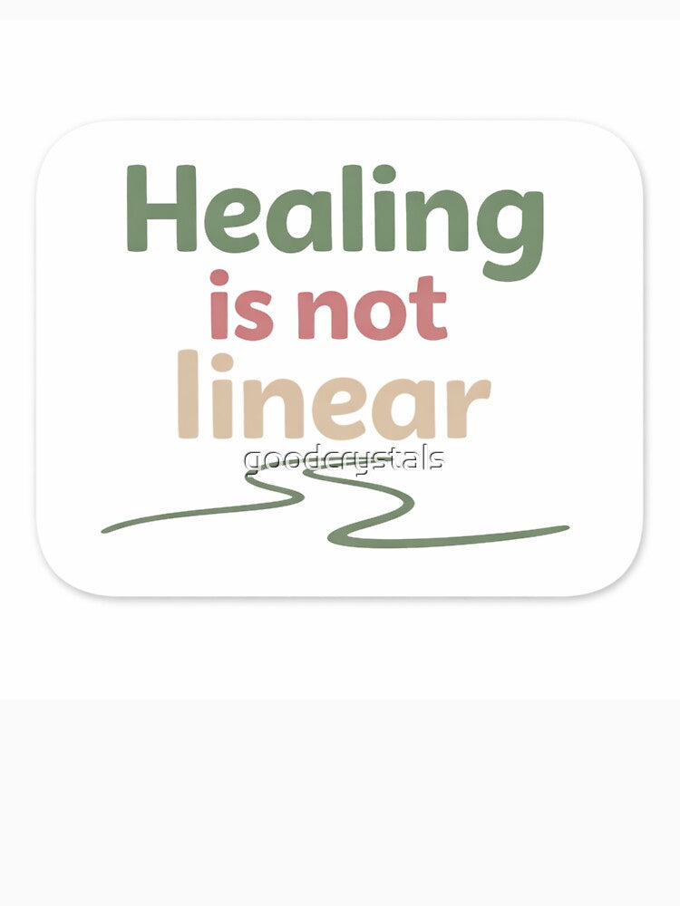 Healing Is Not Linear Minimalist Mental Health by goodcrystals