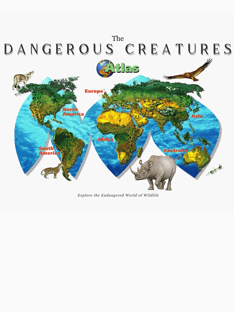 90s CD ROM Dangerous Creatures- Atlas by WhitneyIzzy