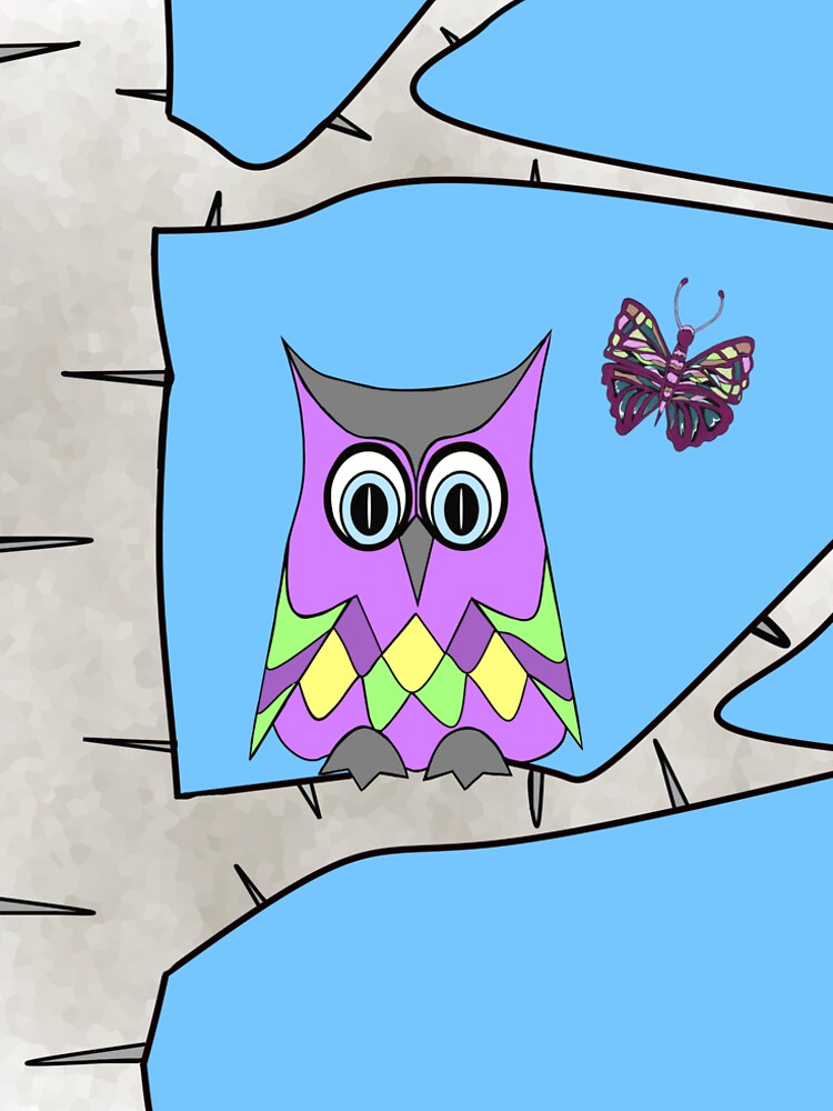Cute Owl Design by Sartoris Art