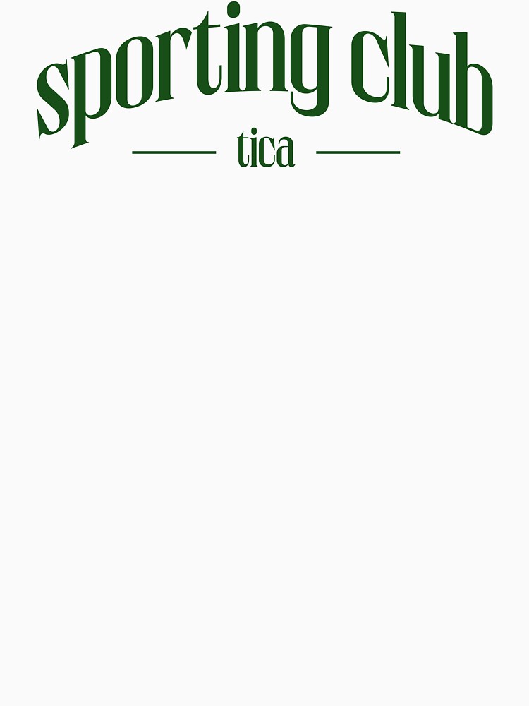 sporting club by Ticaprints