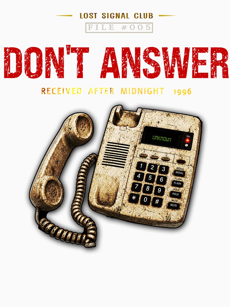 Lost Signal Club File 005 Don't Answer Retro Phone Horror by Pavelus