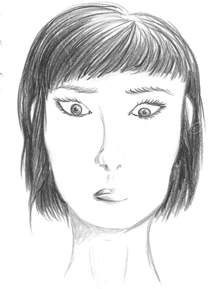 Pondering with Doubt Portrait Sketch Grayscale by BOKEbyTC