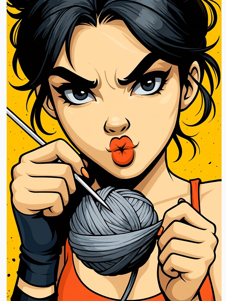 Knitting Fury – Yarn Warrior Edition by ArtesioByZaber