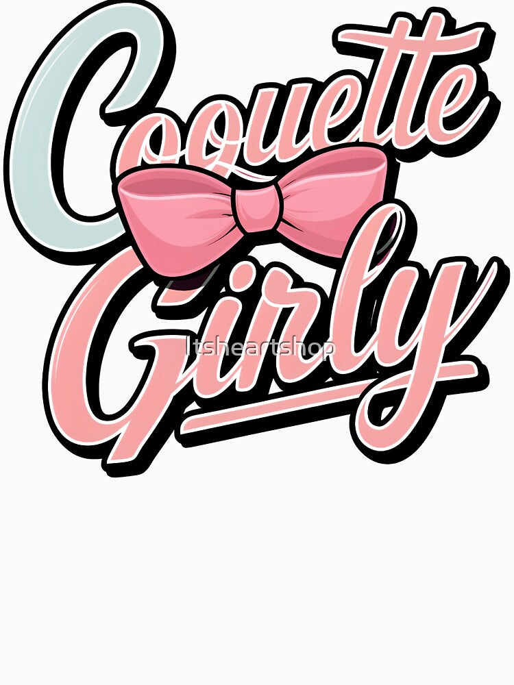 Coquette Girly With Bow by Itsheartshop