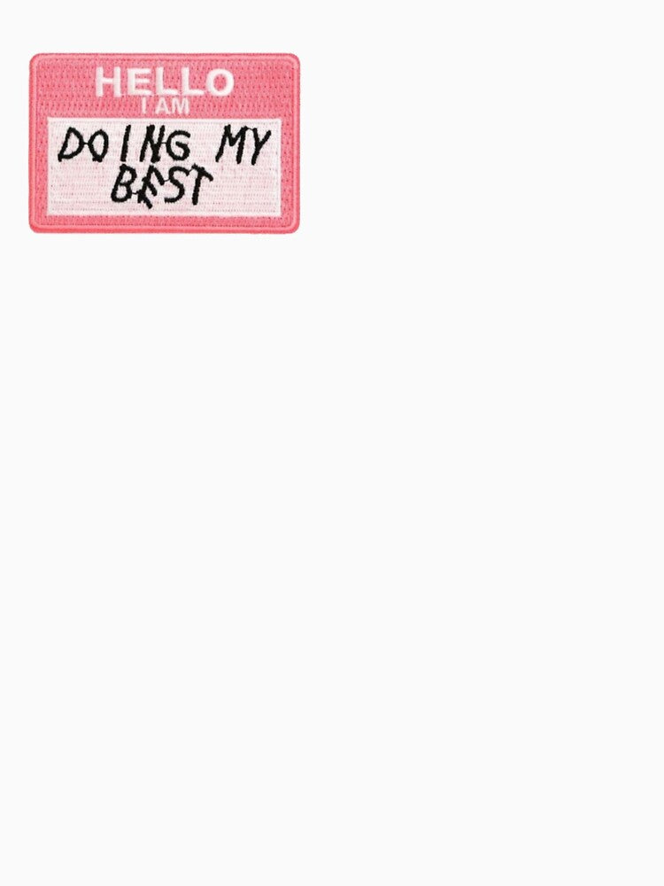 hello i am doing my best name tag by indie cottage