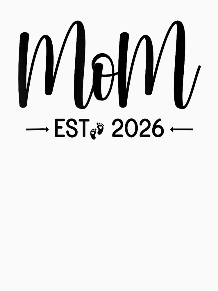 Mom Est 2026 New Moms - Dads Matching Mother To Be 2026 by Goleon12