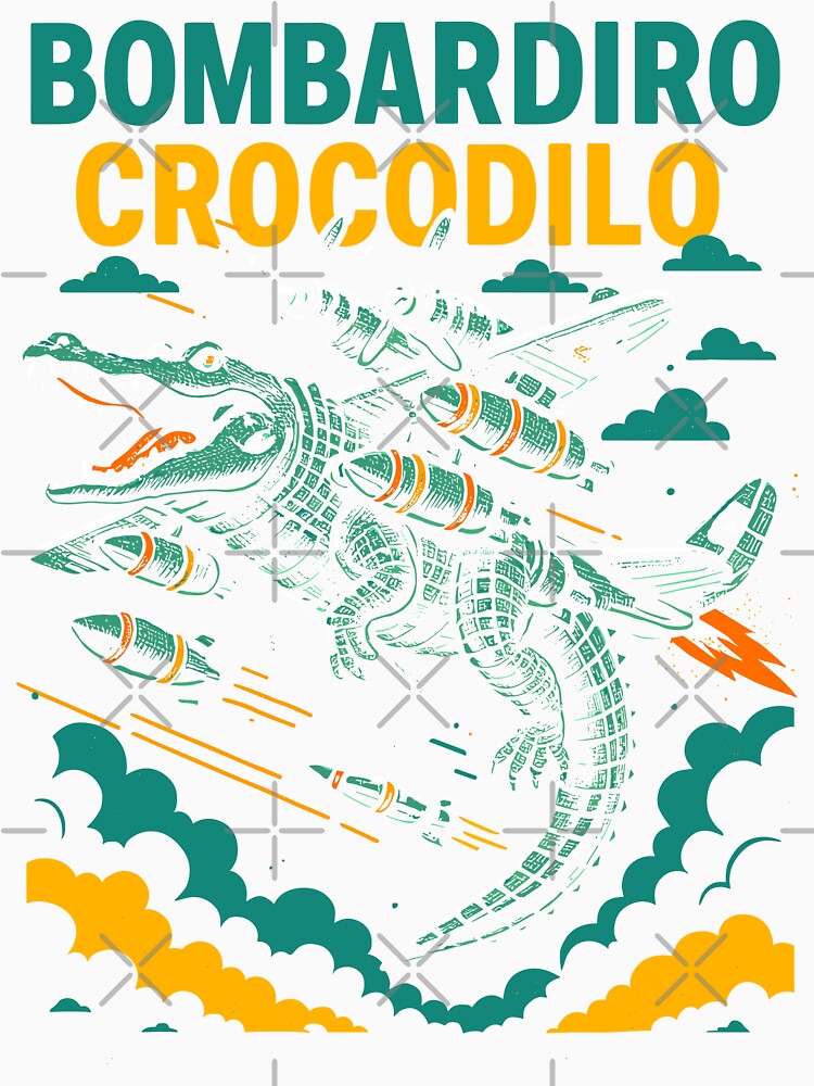 Bombardiro Crocodilo Italian Brainrot Memes Dark by Sitchko