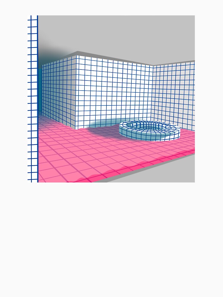 Liminal Space - Pink Pool Room by SpaceDiver-001