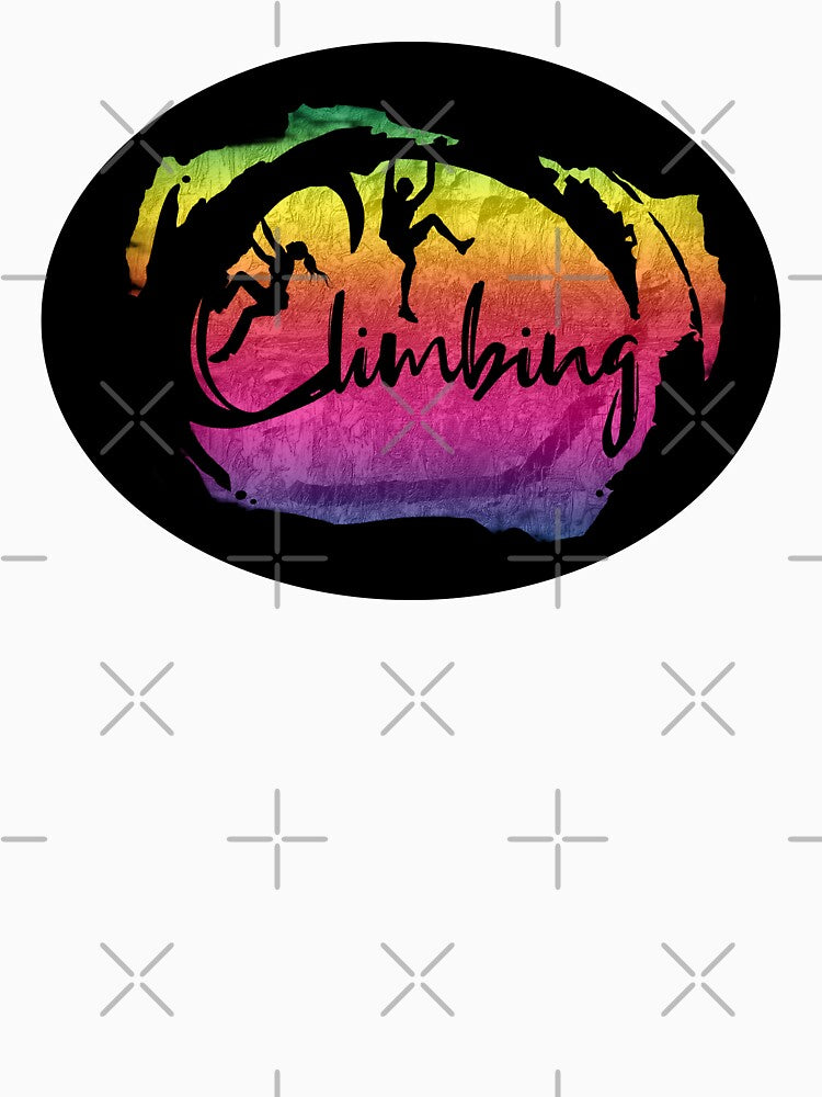 Climbing bouldering gift in colorful - bouldering by MadandMean