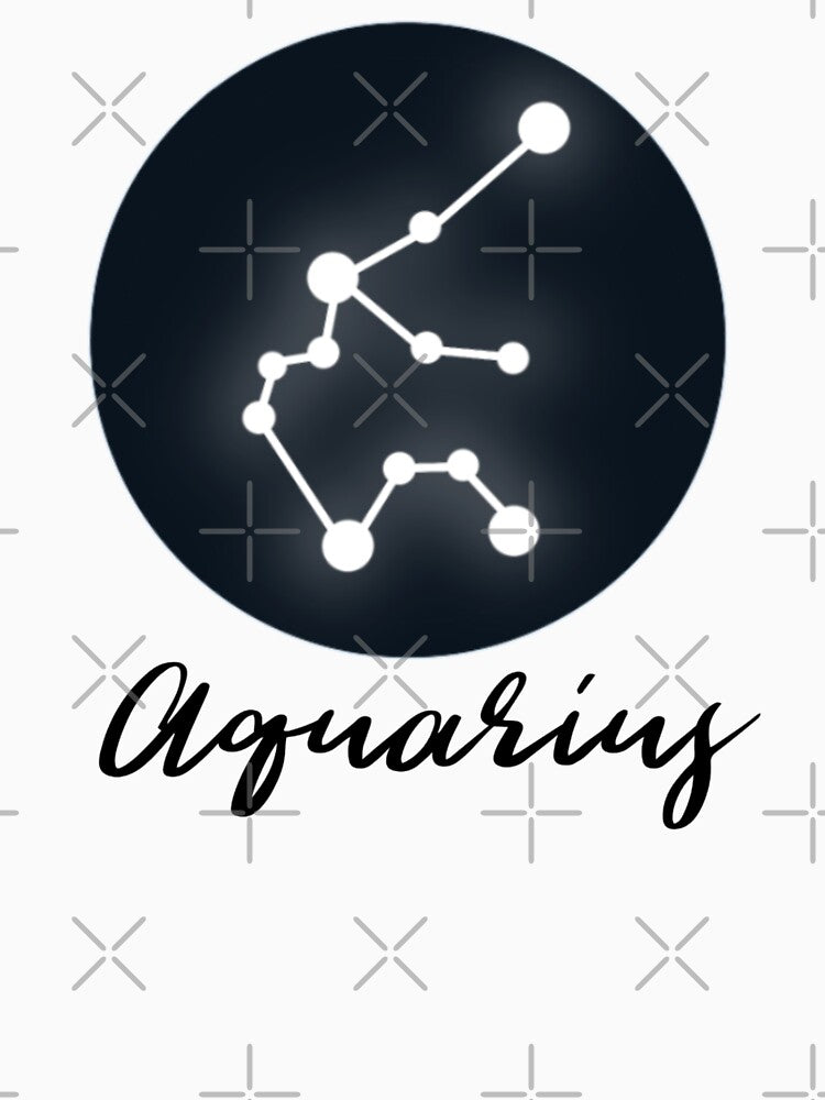 Aquarius - Zodiac Signs Constellation illustration by CricketDoodles